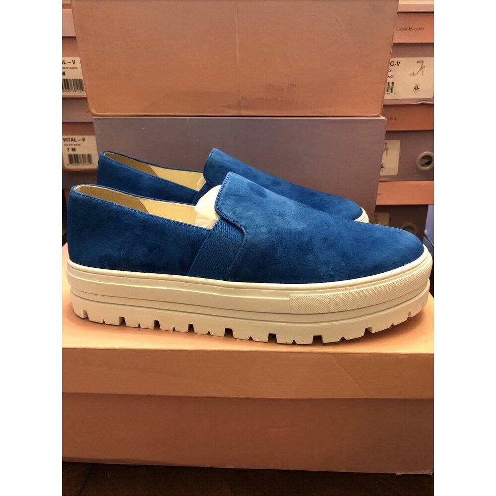Lisa Vicky GIFT-V in Teal Suede Size 7